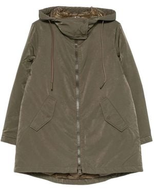 Herno Kapuzenparka Aus Ripstop-Gewebe - Grün