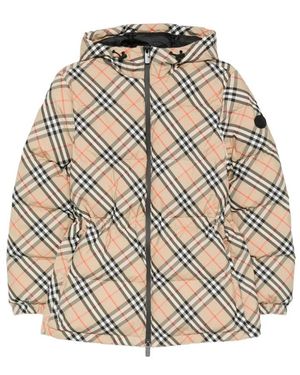 Burberry Gepolsterte Kapuzenjacke Mit Reißverschluss - Mettallic
