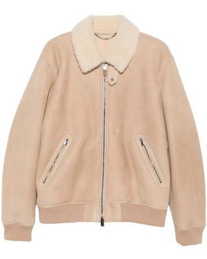 Canali Bomber Jackets - Neutro