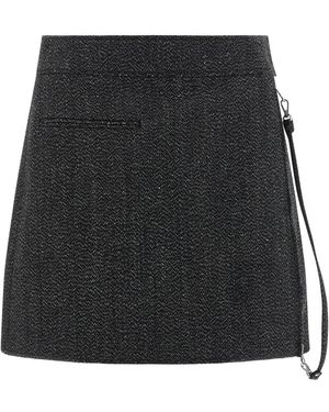 Courreges Short Skirts - Black