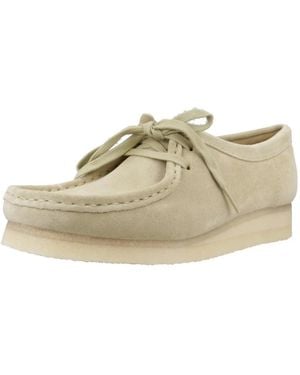 Clarks Laced Shoes - Naturel