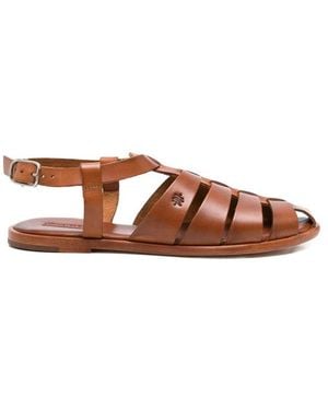 Dragon Diffusion Flat Sandals - Marrón