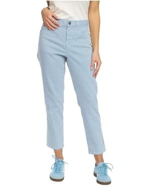 2-Biz Cropped Trousers - Blue