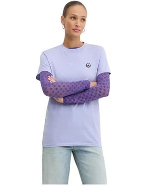 KARL LAGERFELD T-Shirts - Morado