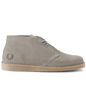 Fred Perry Lace-Up Boots - Grigio