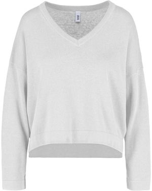 Bomboogie V-Neck Knitwear - Blanc