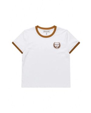 Munthe Tops ,Wit ,Katoen Prize T-Shirt