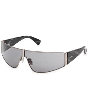 Max Mara Accessoires ,Zwart ,Space Zonnebril - Wit