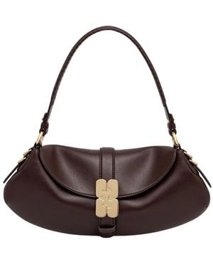 Ganni Shoulder Bags - Marrón
