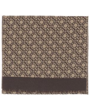 Ferragamo Langer Schal - Mettallic