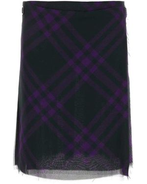 Burberry Short Skirts - Blue