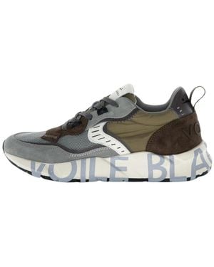 Voile Blanche Club01 Sneaker Aus Veloursleder Und Textil - Braun