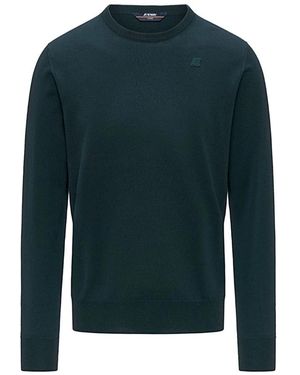 K-Way Round-Neck Knitwear - Verde