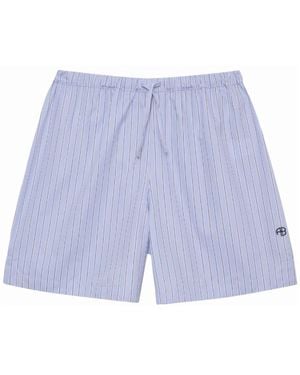 Anine Bing Casual Shorts - Azul