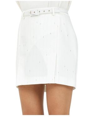 SIMONA CORSELLINI Short Skirts - Blanco