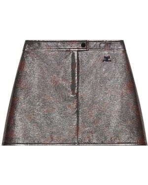 Courreges Vinyl Mini Rock Havana/Tortoise - Grau