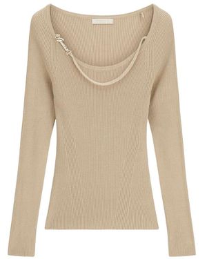 Guess Round-Neck Knitwear - Neutre