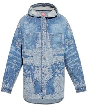 DIESEL Denim Shirts - Blue