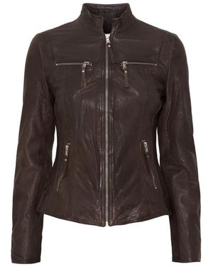 Notyz Leather Jackets - Brown