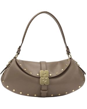 Ganni Shoulder Bags - Grey