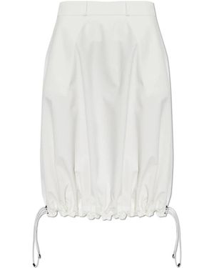 Coperni Rokken ,Wit ,Leer Technical Tailored Balloon Skirt