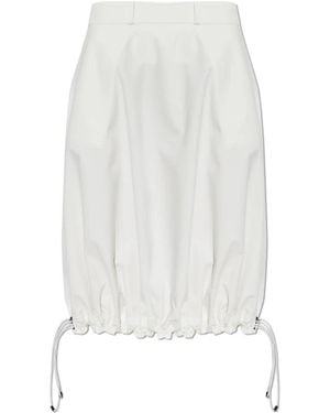 Coperni Rokken ,Wit ,Leer Technical Tailored Balloon Skirt