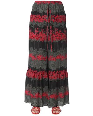 RED Valentino Wide Trousers - Rojo