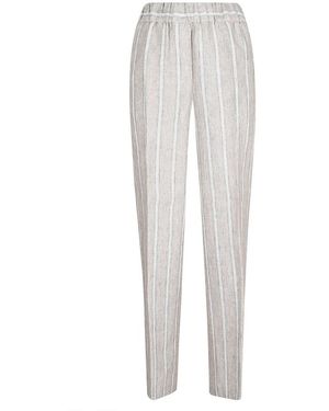 Peserico Slim-Fit Broeken - Wit