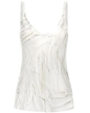 Roberto Cavalli Sleeveless Tops - Bianco