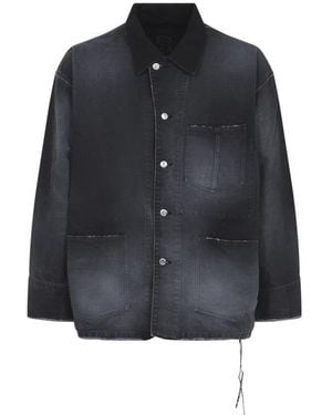 MASTERMIND WORLD Denim Jackets - Blue