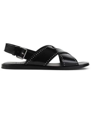 シューズ・サンダルその他 CHURCH'S Woman Flat sandals Black DX01139QL F0AAB Church's Flat Sandals in Black | Lyst