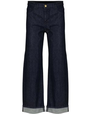 Moncler Wide Jeans - Blue