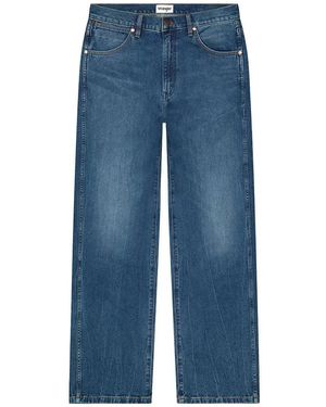 Wrangler Rechte Jeans - Blauw