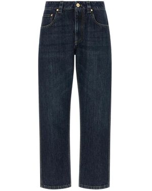 Brunello Cucinelli Jeans ,Blauw ,Katoen Straight Jeans