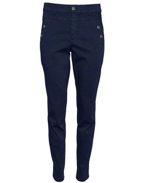 2-Biz Slim-Fit Trousers - Blue