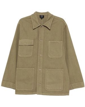 A.P.C. Light Jackets - Green