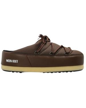 Moon Boot Evx Nylon Mule - Braun