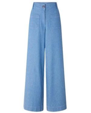 Sessun Wide Trousers - Blue