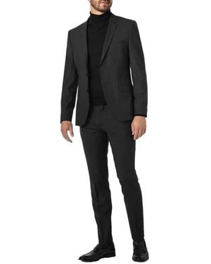 HUGO Single Breasted Suits - Nero