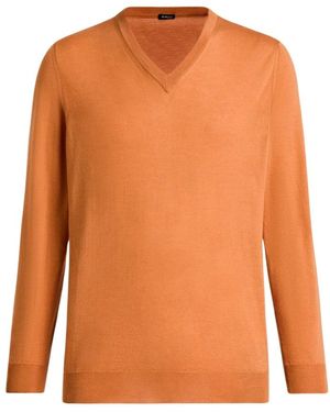 Kiton Cashmere Knitwear - Oranje