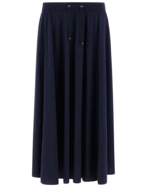 Herno Lichtgewicht Nylon Stretch Rok - Blauw