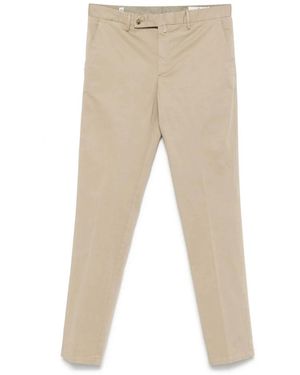 Luigi Borrelli Napoli Slim-Fit Trousers - Natural