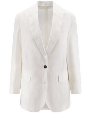 Brunello Cucinelli Blazers - Blanco