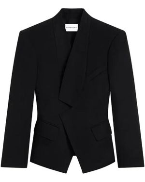 Givenchy Wolljacke Mit Umgeschlagenem Revers - Schwarz