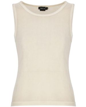 Avant Toi Sleeveless Tops - Natural