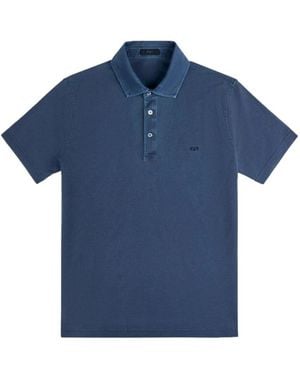 Fay Polo Shirts - Blue