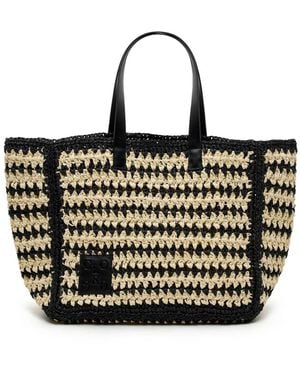 Closed Tote Bags - Black