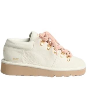 Pànchic Schoenen ,Wit ,P007 Veter-Enkellaars