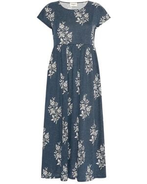 Weekend by Maxmara Kleedjes ,Blauw ,Midi Kleedjes