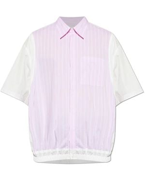 PDF Short Sleeve Shirts - Purple